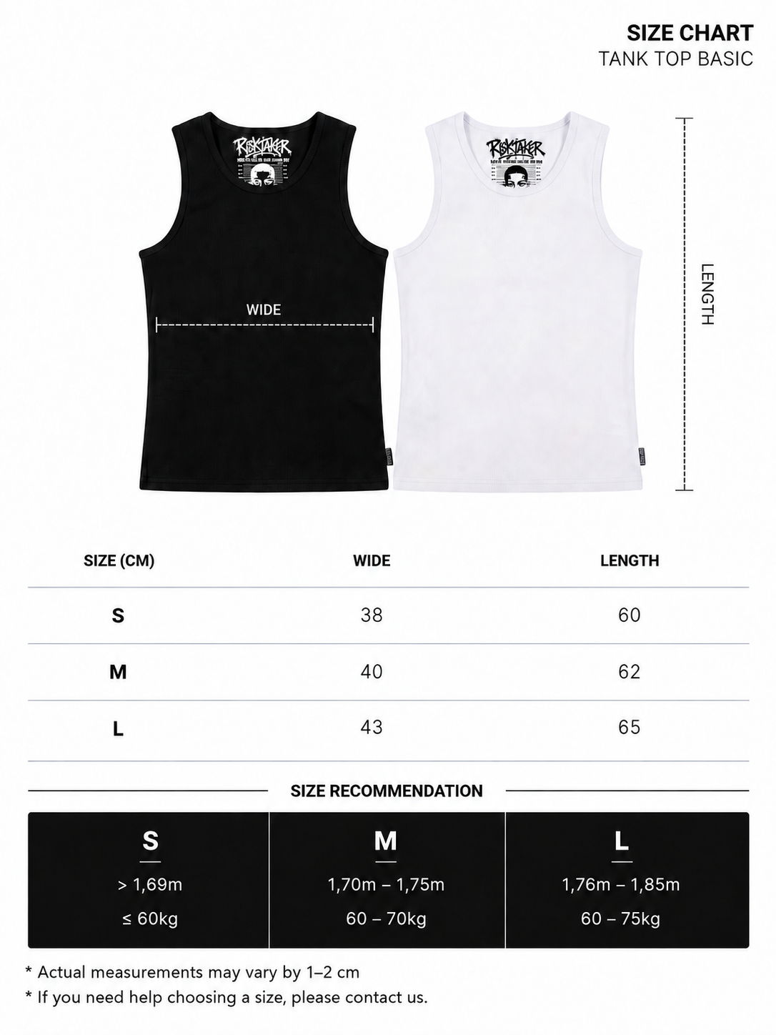 PACK DE DÉBARDEURS (NOIR & BLANC)