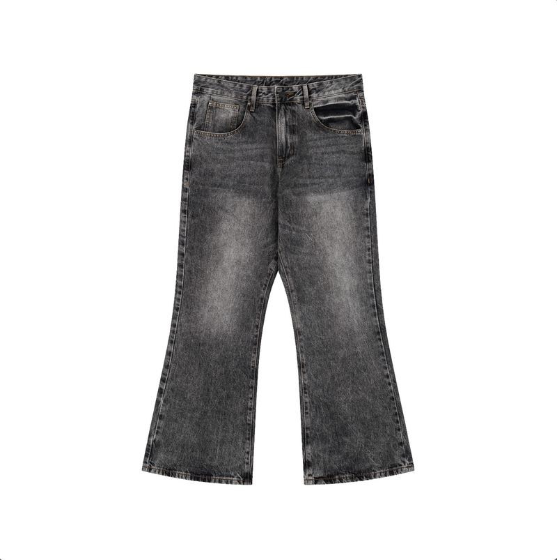 VINTAGE WIDE FLARE DENIM - GREY